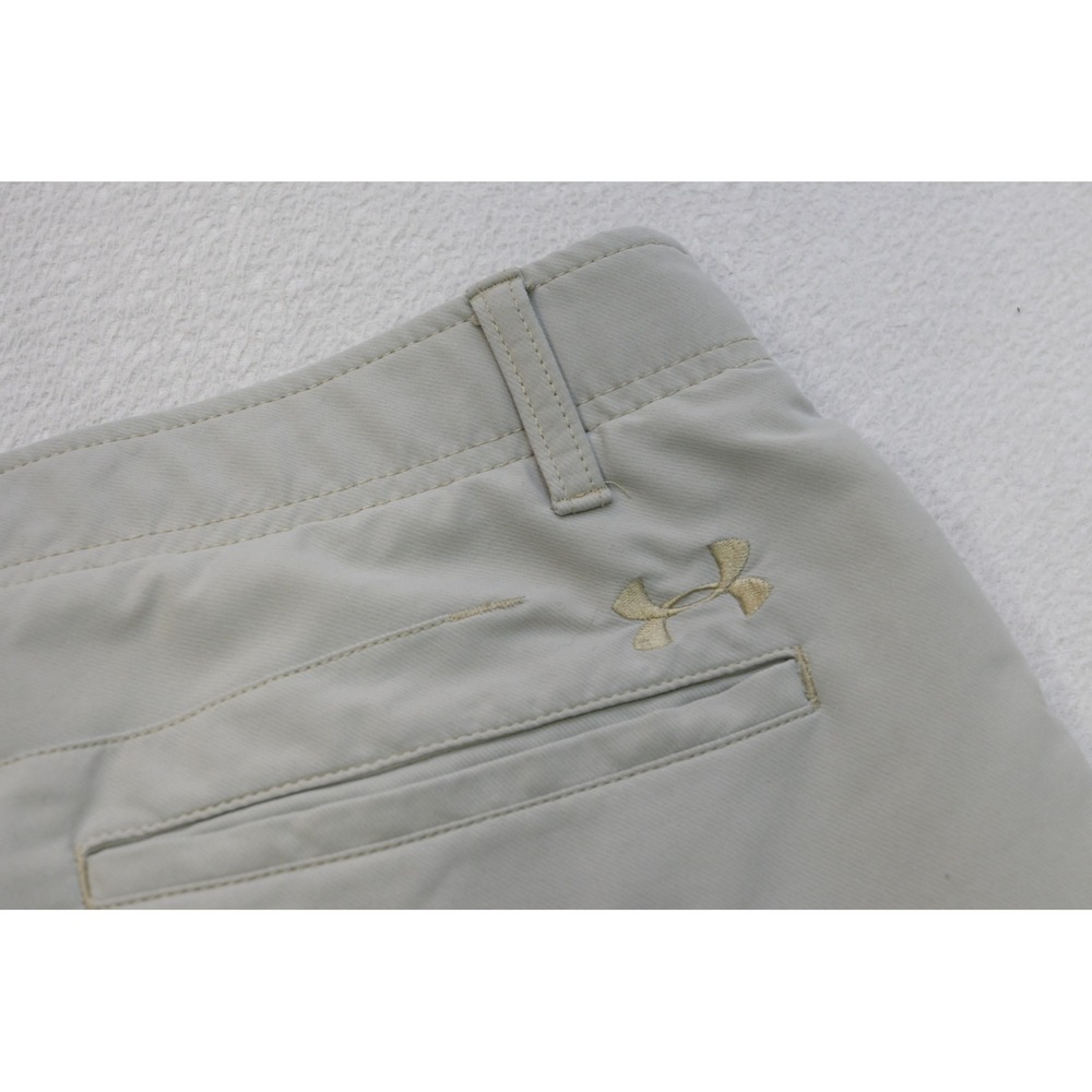 Under Armour‎ Golf Pants Mens 34/32 Tan Straight Leg Performance Excellent